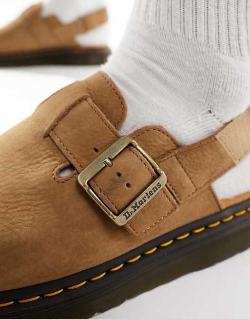 Dr. Martens Jorge II mules in tan suede | ASOS