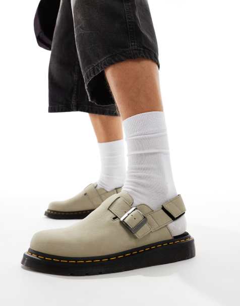 Dr. Martens - Jorge II - Sabot in camoscio beige - view 1