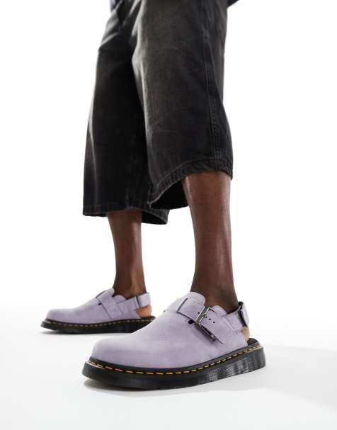 Dr Martens - Jorge II - Sabot lilla in camoscio - view 1