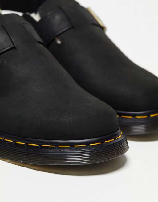Dr. Martens - Jorge II - Sabot unisex in pelle neri con interno in pelliccia, 2 di 4