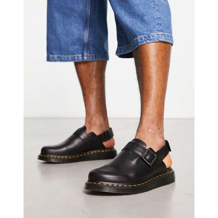 Dr Martens Jorge II Sorte clogs i l der ASOS