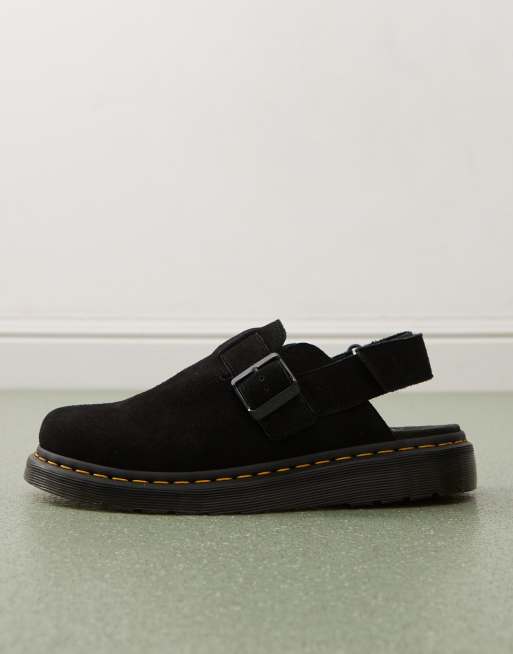 Dr Martens – Jorge II – Svarta mules i mocka och unisex-modell, 3 av 4