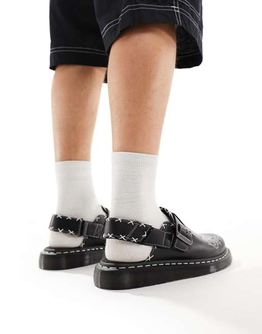 Dr Martens - Jorge II - Western gotische muiltjes in zwart leer, 2 van 4