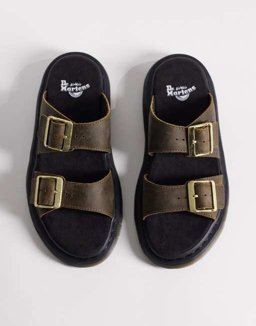 Dr. Martens - Josef - Claquettes - Olive, 3 de 4