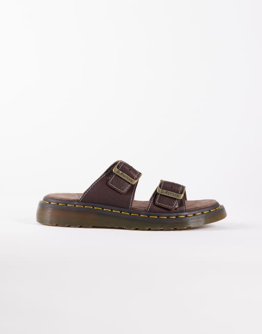 Dr Martens - Josef - Mørkebrune slider-sandaler, 2 af 4