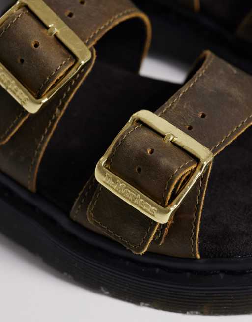 Dr. Martens - Josef - Olivengrønne slider-sandaler, 2 af 4