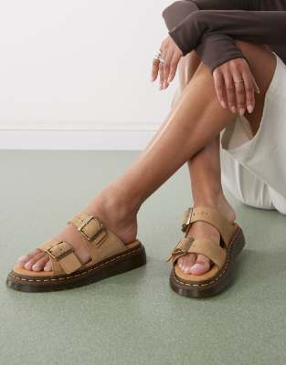 Dr. Martens - Josef - Sandalen in Savannah-Hellbraun-Neutral