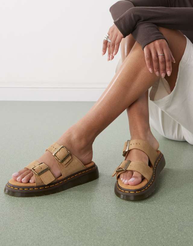 Dr Martens Josef sandals in savannah tan | ASOS