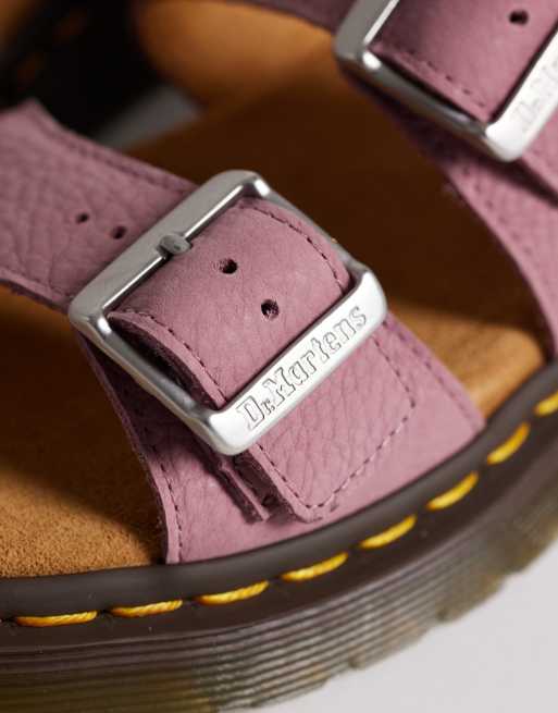 Dr Martens Josef slide sandal in dusty rose, 2 of 4