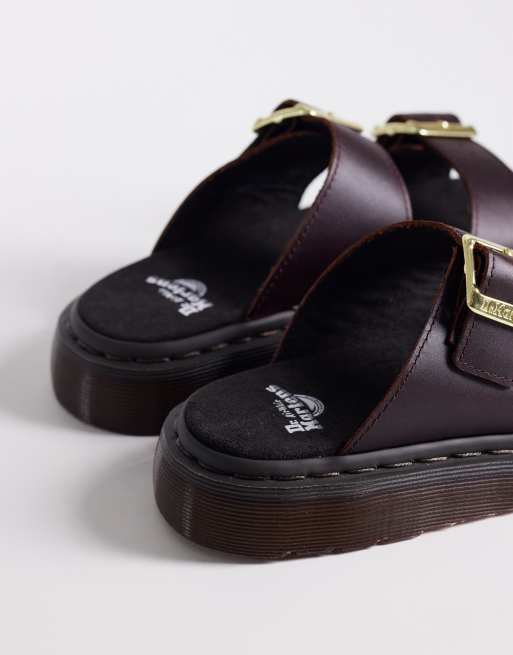 Dr. Martens – Josef – Slider-Sandalen in Dunkelbraun, 3 von 4