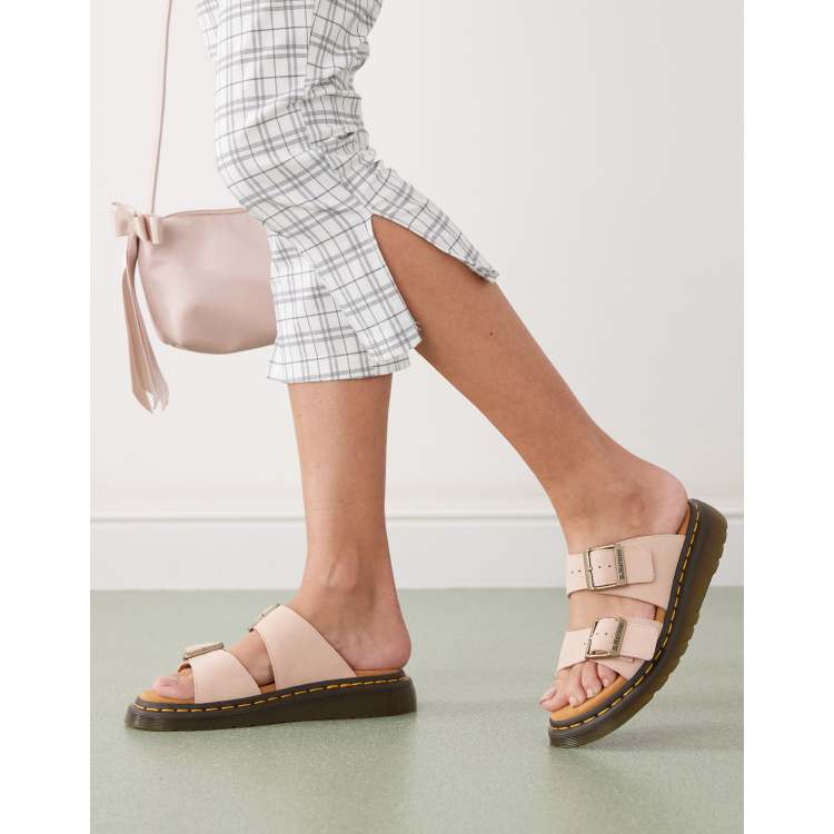 Dr Martens Josef slides in pink | ASOS