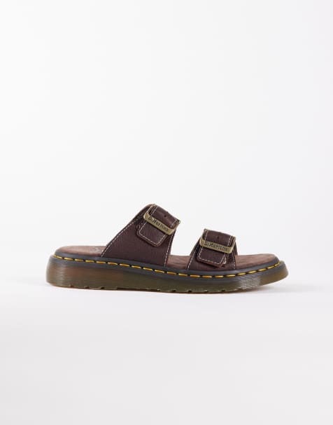 Dr Martens - Josef - Slippers in donkerbruin - view 1