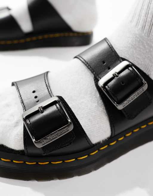 Dr Martens - Josef - Uniseks sandalen in zwart | ASOS