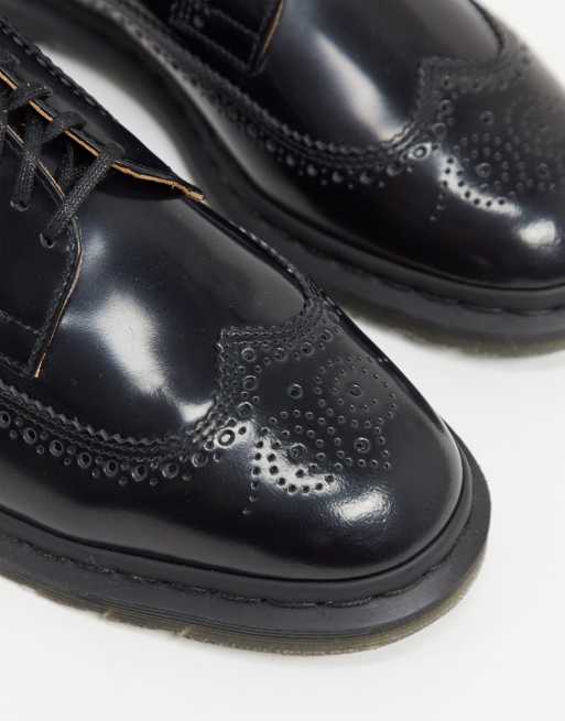 Dr Martens kelvin ii 3 eye brogues in black ASOS