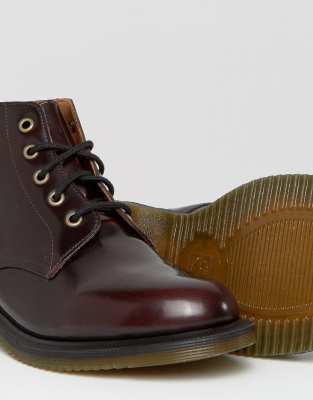 dr martens burgundy emmeline 5 eye boots