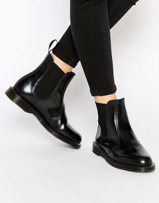 Dr Martens - Kensington Flora - Chelsea boots in zwart | ASOS