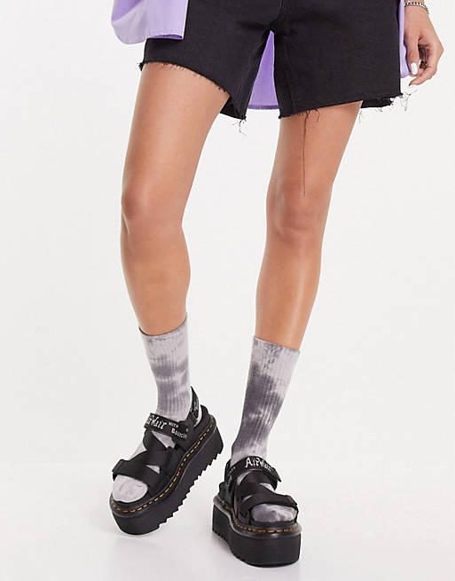 Ventilate height input Dr Martens Kimber chunky sandals in black | ASOS