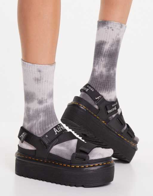 Dr Martens Kimber chunky sandals in black, 3 of 4