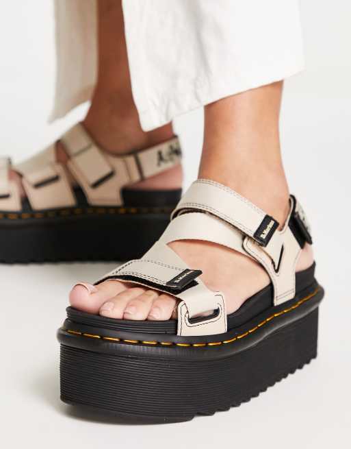 Dr Martens Kimber chunky sandals in warm sand