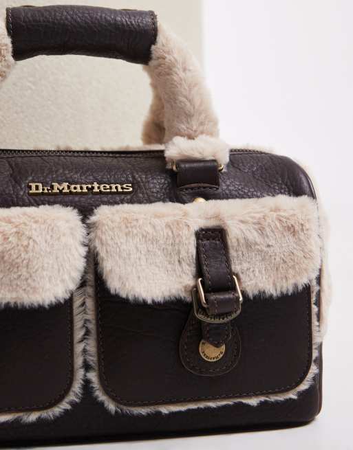 Dr. Martens – Kleine Tragetasche in Braun mit Henkelgriff oben, 3 von 4