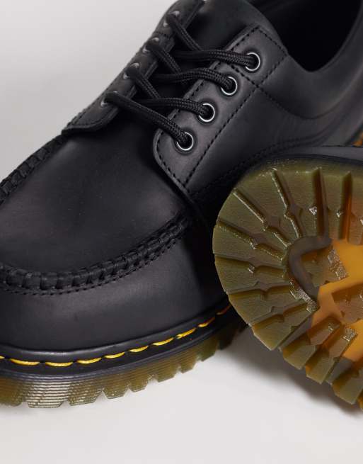 Dr. Martens – Lowell – Unisex-Schuhe in Crazy-Horse-Schwarz mit 4 Ösen, 4 von 4