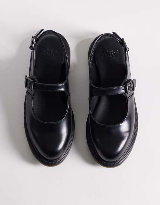 Dr Martens - Madaline - Mary Jane schoenen met uitsnijding in zwart, 3 van 4
