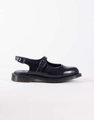 Dr. Martens - Madaline - Mary-Jane-Schuhe in Schwarz mit Zierausschnitten