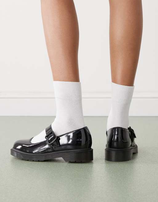 Dr Martens Mariel Patent shoe in black, 3 of 4