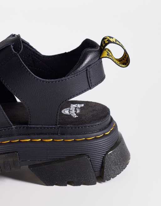 Dr. Martens - Mattison - Sandales à trois brides - Noir, 4 de 4