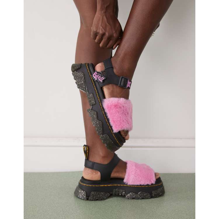 Dr Martens Mattison strap Bratz sandal in pink | ASOS