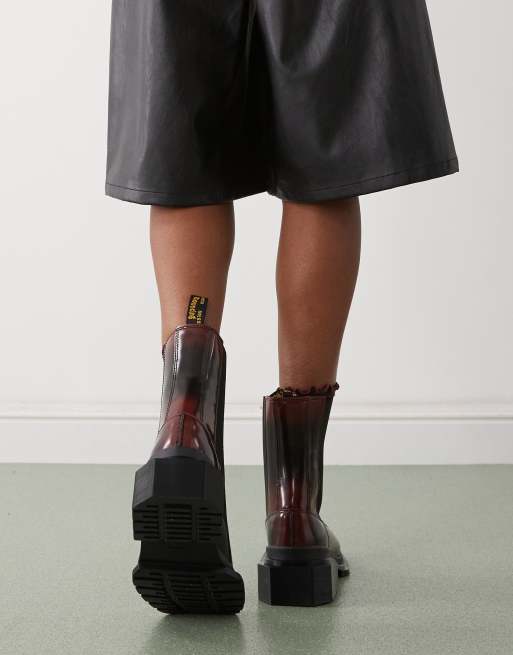Dr. Martens - Maybole - Bottines Chelsea en cuir - Bordeaux, 2 de 4