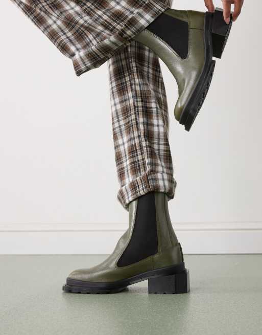 Dr. Martens - Maybole - Chelsea boots in olijfgroen, 3 van 4