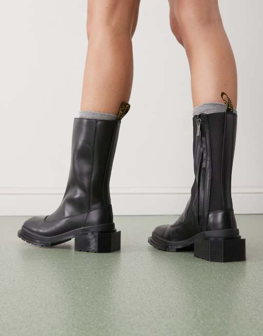 Dr. Martens – Maybole Hi – Stiefel in Schwarz mit Lackoptik, 4 von 4