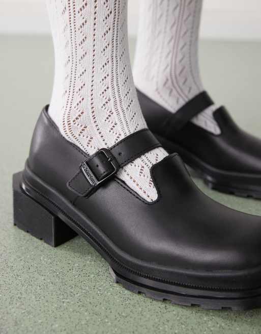 Dr Martens Maybole mary janes shoes in black leather | ASOS