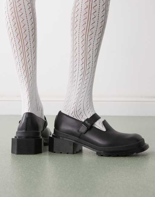Dr Martens Maybole mary janes shoes in black leather | ASOS