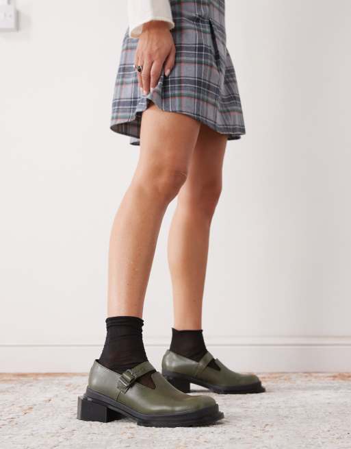 Dr. Martens – Maybole – Olivgröna Mary Jane-skor, 4 av 4