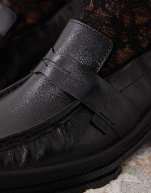 Dr Martens Maybole ruche detail loafer in black, 3 of 4