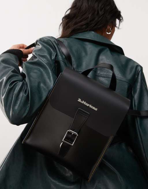 dr martens mini kiev backpack Dr. Leather Box Backpack, Black Smooth+Black Introducing the Ladies Backpack from Dr Kiev Leather Hardware Heart Shaped