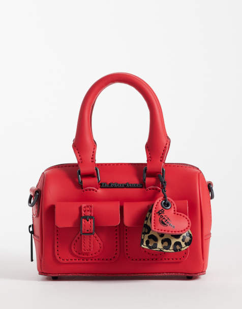 Dr Martens Mini top handle bag in red - view 1