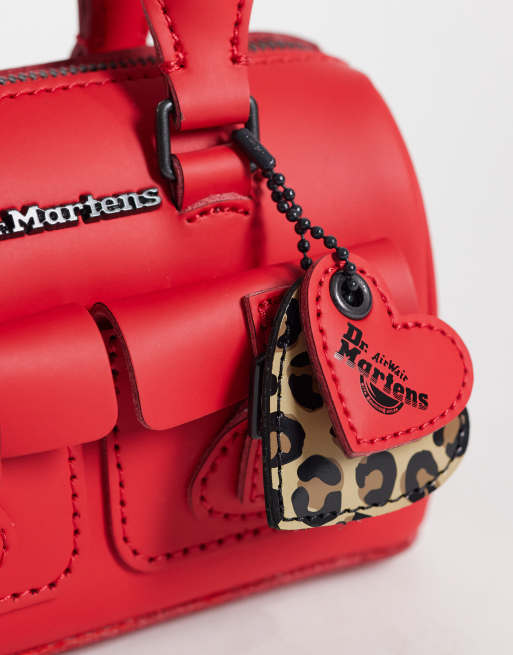 Dr Martens Mini top handle bag in red, 3 of 4
