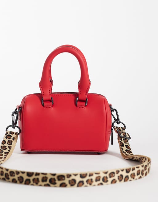 Dr Martens Mini top handle bag in red, 4 of 4