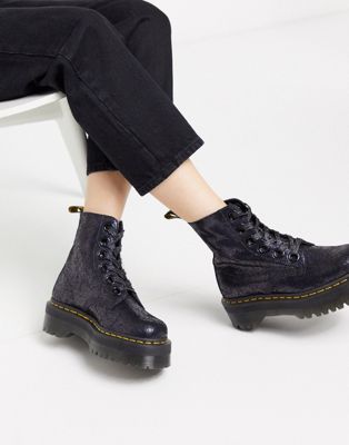 dr martens molly boots black