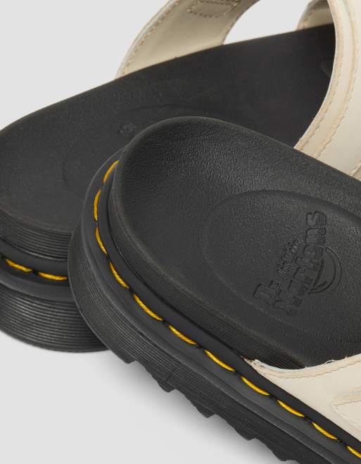 Dr Martens - Myles - Varme sandfarvede sliders med dobbeltspænde, 4 af 4
