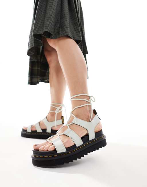 Dr Martens Nartilla sandals in smoked mint