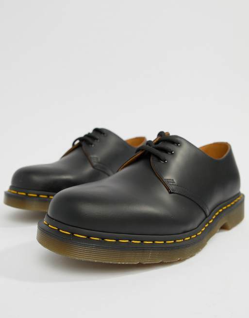 Dr Martens original 3-eye shoes in black