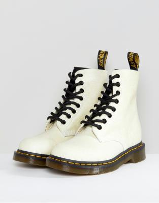 white glitter doc martens