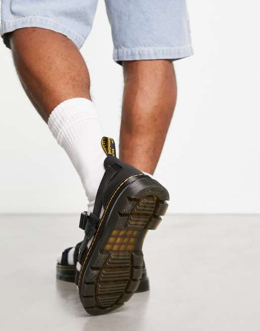 【aki】Dr. Martens Pearson Amazon.com | Dr. Martens Unisex Pearson Sandal, Mid Grey