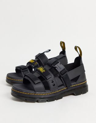 Dr Martens pearson sandals in black