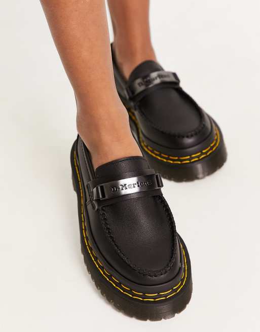 Dr Martens – Penton Bex – Czarne loafersy z podwójnym przeszyciem, 2 z 4