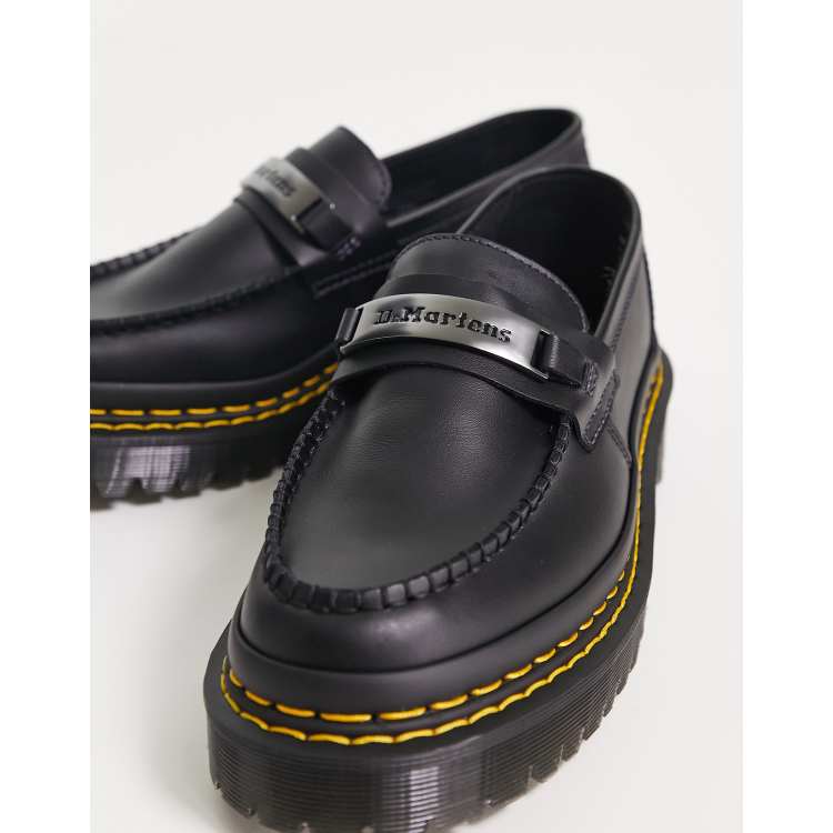 Dr Martens Penton Bex double stitch loafer in black | ASOS